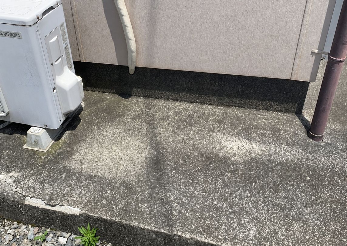 搬出を終えた直後